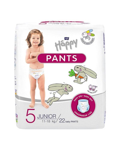 Pannolini Happy Pants 5  11-18kg 22Pz