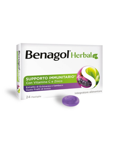 Benagol Herbal Frutti bosco 24Past