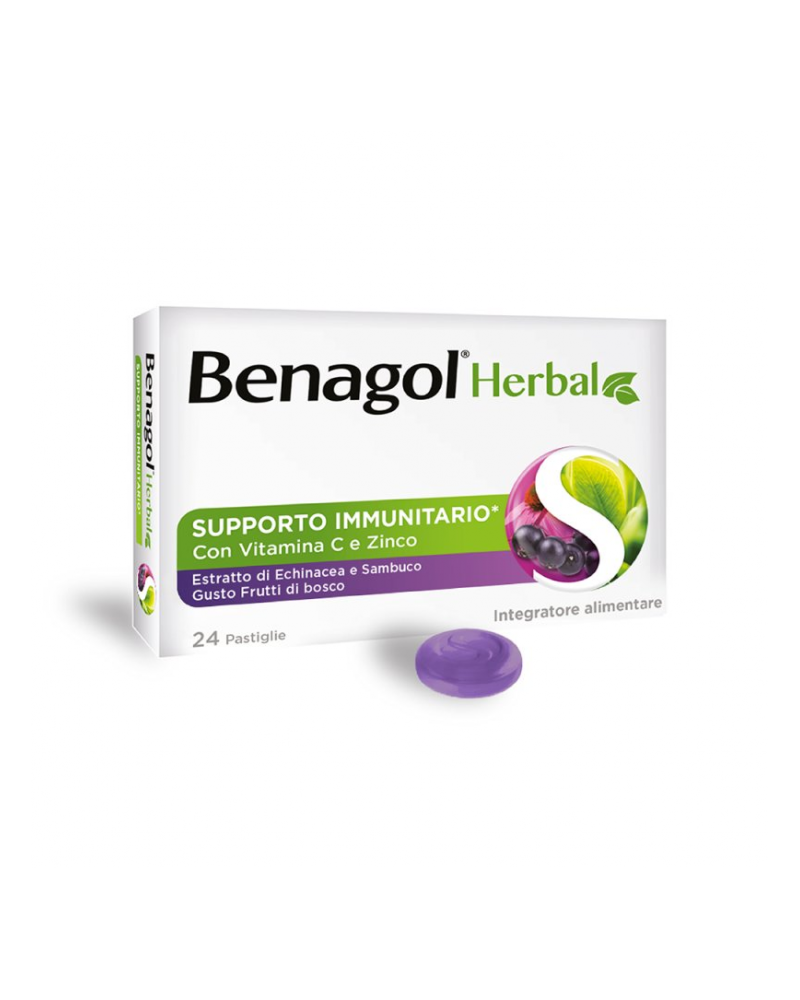Benagol Herbal Frutti bosco 24Past