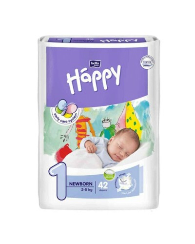 Pannolini Happy Newborn 1 2-5kg 42Pz